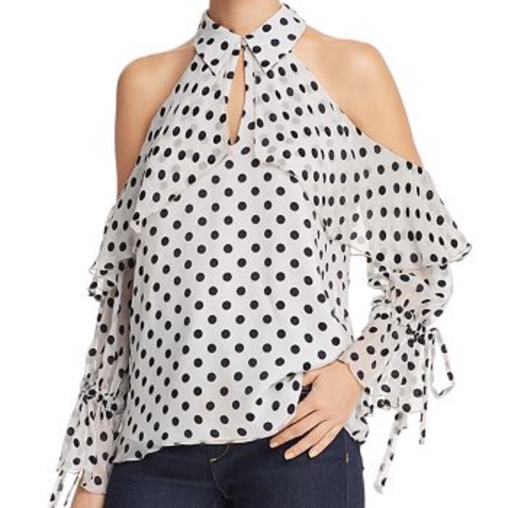 alice + olivia Blane cold shoulder